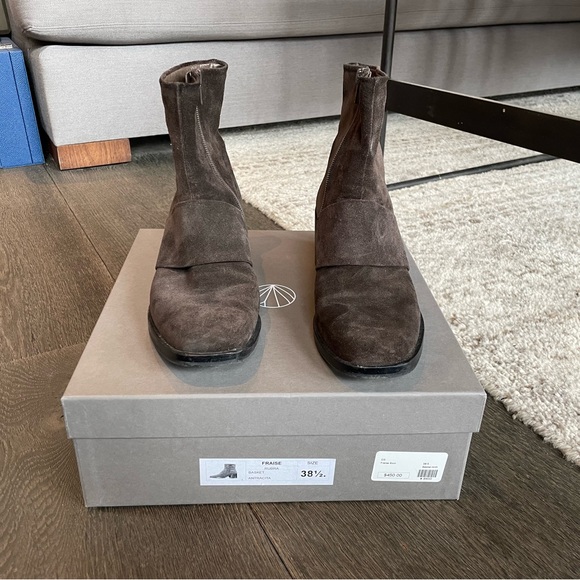 Coclico Fraise Brown Suede Boots - Picture 2 of 5